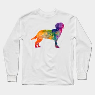 Tyrolean Hound in watercolor Long Sleeve T-Shirt